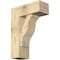 Ekena Millwork Funston Block Rough Sawn Bracket w/ Offset Brace, Douglas Fir, 8"W x 20"D x 28"H BKT0806X20X28FST05RDF - alternate 1